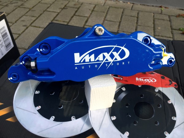 V-Maxx Bremsanlage blau mit Stahlflex Bremsleitung - Opel Astra G / H -  Zafira A / B, Bremsanlagen, Astra G
